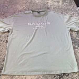 Oversized tee, Light green, Shein.